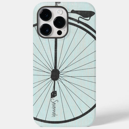 Meisje Aqua blauw Fietslinnen Iphone Case-Mate iPhone Case (Achterkant)