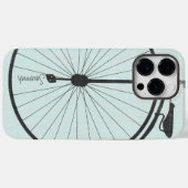 Meisje Aqua blauw Fietslinnen Iphone Case-Mate iPhone Case (Achterkant (horizontaal))