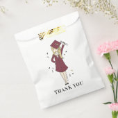  meisje Avatar | Afstuderen van de middelbare scho Bedankzakje (Gezegeld)