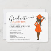  meisje Avatar | Afstuderen van de middelbare scho Kaart (Voorkant)