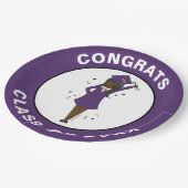  meisje Avatar | Afstuderen van de middelbare scho Papieren Bordje (Gekanteld)