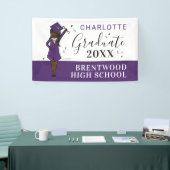  meisje Avatar | Afstuderen van de middelbare scho Spandoek (Beurs)