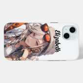 Meisje baas, anime stijl Case-Mate iPhone case (Achterkant (horizontaal))