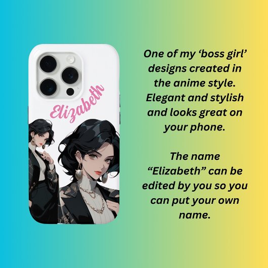 Meisje baas iPhone hoesje
