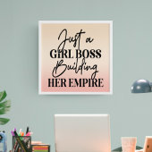 Meisje Baas Poster
