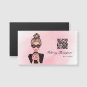 Meisje Baas QR-code (Voorkant / Achterkant)
