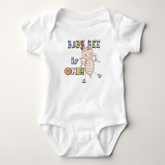 Meisje Baby Bee 1e Verjaardag Tshirts en geschenke (Voorkant)