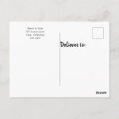 Meisje Baby Geboorte Aankondiging Bedankt Briefkaart (Achterkant)