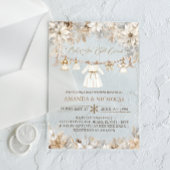 Meisje Baby Het is koud buiten Baby shower Acryl Uitnodigingen