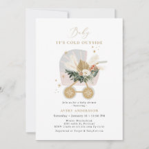 Meisje Baby Het is koud buiten Baby shower