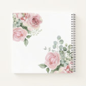 Meisje Baby in Bloom Baby shower Gasten Boek (Achterkant)