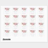 Meisje Baby in Bloom Baby shower Stickers (Vel)