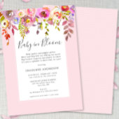 Meisje Baby in Bloom Baby Sprinkle Kaart