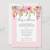 Meisje Baby in Bloom Baby Sprinkle Kaart (Voorkant)