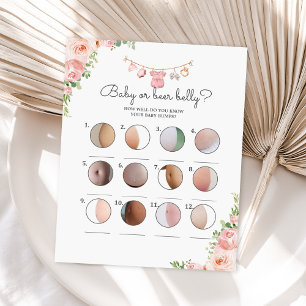 Meisje baby kleding baby of bier buik spel