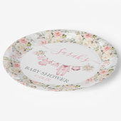 Meisje Baby Kleding Baby shower Papieren Bordje (Gekanteld)