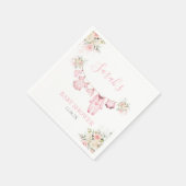 Meisje Baby Kleding Baby shower Servet (Hoek)