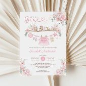 Meisje Baby Kleding Roze Bloemen Wasserij Baby sho Kaart