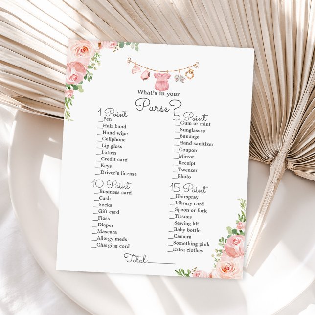 Meisje Baby kleding Wat zit er in je tas spel (Creator heeft geüpload)