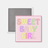 Meisje baby magneet (Voorkant / Achterkant)