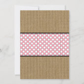 Meisje Baby Q gedicht dank u notitiekaart Kaart (Achterkant)