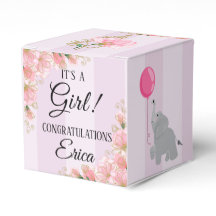 Meisje Baby Shower 2"b x 2"l x 2"h