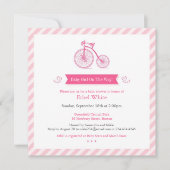 Meisje Baby shower Aankondiging Uitnodiging Kaart (Voorkant)