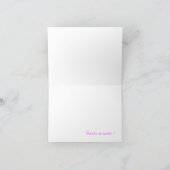 Meisje Baby shower - Bedankt (Binnen)
