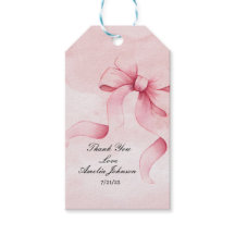 Meisje Baby Shower Blush Roze Lint Coquette