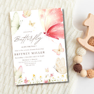 Meisje Baby Shower Boho Bloem Butterfly Tuin