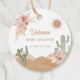 Meisje Baby shower Favoriet Tags Boho Desert South Bedankjes Labels
