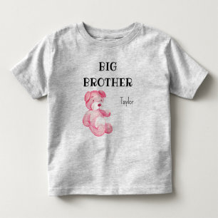 Meisje baby shower kleding Cute grote broer 2T - 5 Kinder Shirts
