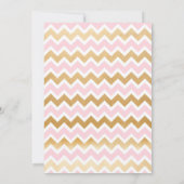 Meisje Baby shower per post met verzenddoos Kaart (Achterkant)