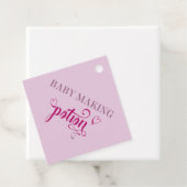 Meisje Baby shower Roze Baby Making Potion Bedankjes Labels (In situ)