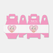 Meisje Baby shower roze pinguïn dier Bedankdoosjes (Uitgevouwen)