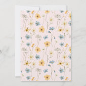 Meisje baby shower roze waterverf dank u kaart (Achterkant)