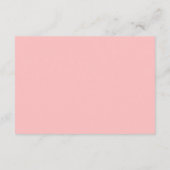 Meisje Baby shower Teddy Bear Enclosure Kaart (Achterkant)