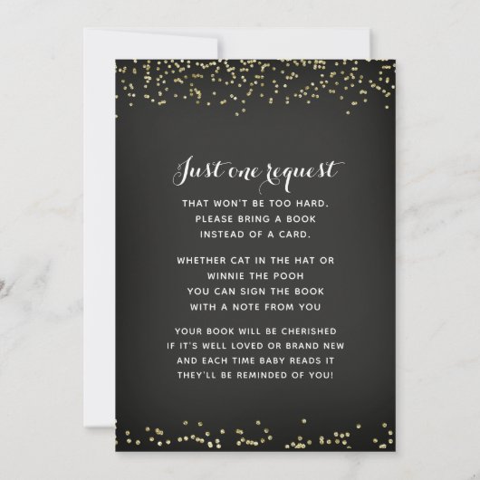 Meisje Baby shower Uitnodiging gecombineerd gezame (Achterkant)