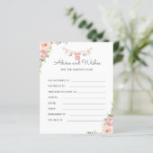 Meisje Babykleding douche Advies en wensen (Staand voorkant)