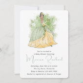 Meisje babyshower uitnodiging (Voorkant)