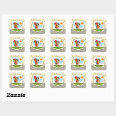 Meisje Backpacken Stickers