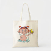 Meisje Badtijd Fun met Rubber Eend en Bubbels Tote Bag (Voorkant)