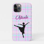 Meisje Ballerina Ballroom Dance Plaid Pastel Case-Mate iPhone Case (Achterkant)