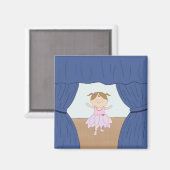 Meisje ballerina magneet (Voorkant / Achterkant)