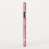 Meisje ballerina roze danser naam iphone case (Achterkant/rechts)