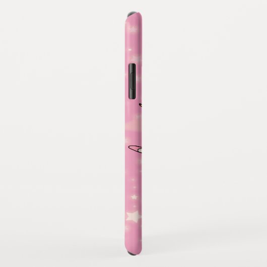 Meisje ballerina roze danser naam iphone case (Achterkant/rechts)