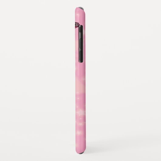 Meisje ballerina roze danser naam iphone case (Achterkant/links)