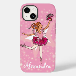 Meisje ballerina roze danseres Case-Mate iPhone case