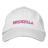 Meisje Baseball pet "Bridezilla pet" bruiloft pet (Voorkant)