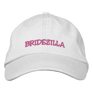 Meisje Baseball pet "Bridezilla pet" bruiloft pet